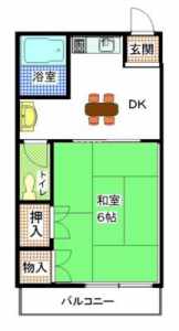 間取りは1DK